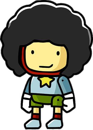 Scribblenauts Maxwell With Afro Hairstyle png transparent