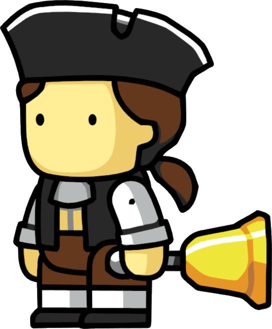 Scribblenauts Town Crier With Bell png transparent