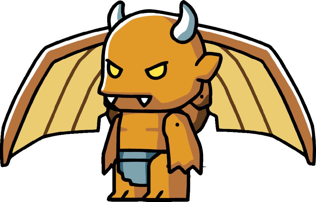 Scribblenauts Winged Monster png transparent