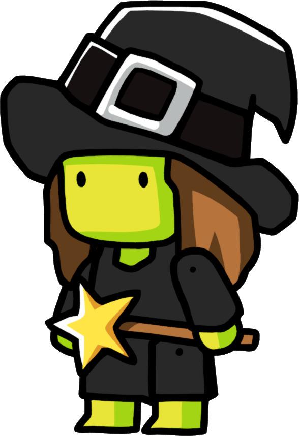 Scribblenauts Witch png transparent