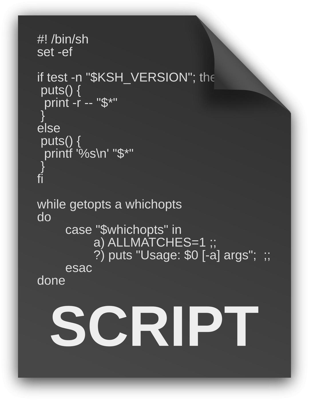 Script Document Icon png transparent