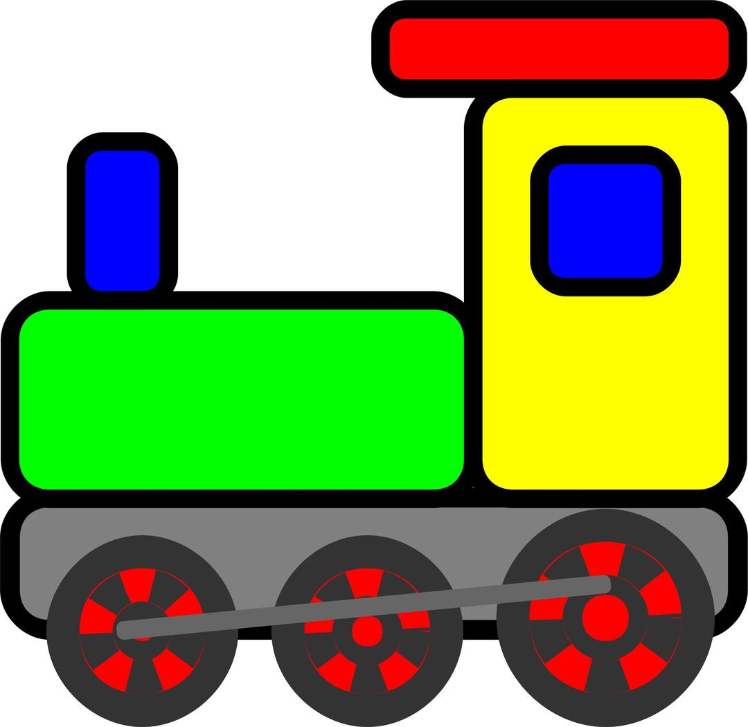 Scripted Toy Train png transparent
