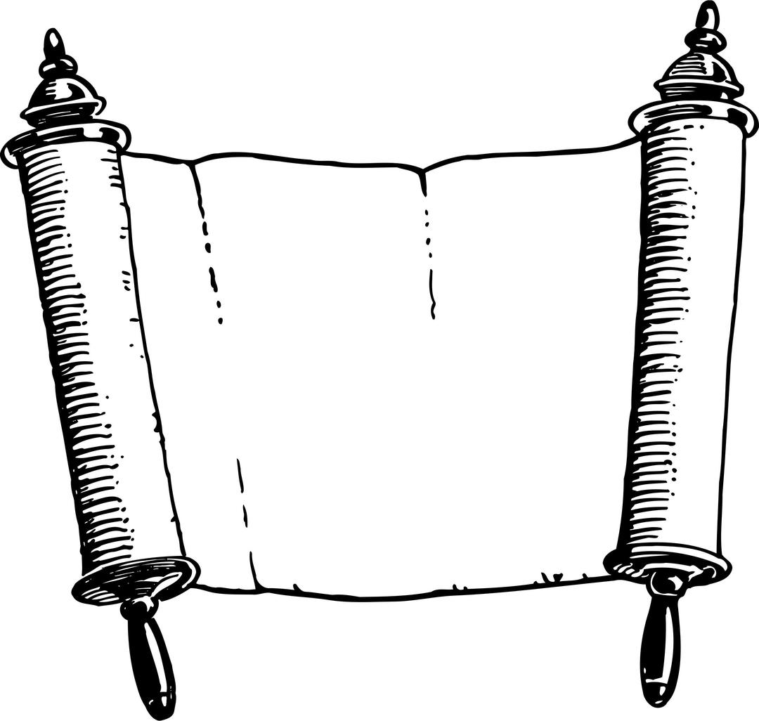 Scroll 2 (blank) png transparent