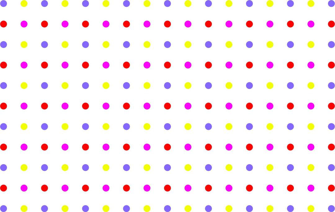 Seamless Colorful Sparse Polka Dot Pattern png transparent