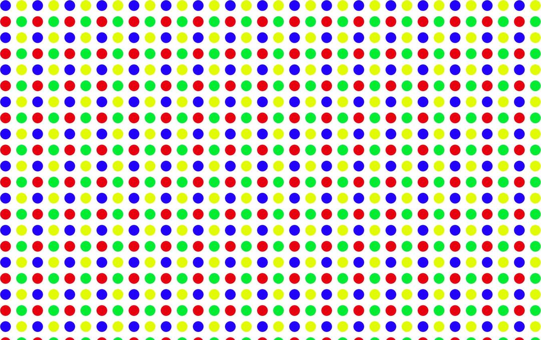 Seamless Colorful Tightly Packed Polka Dot Pattern png transparent