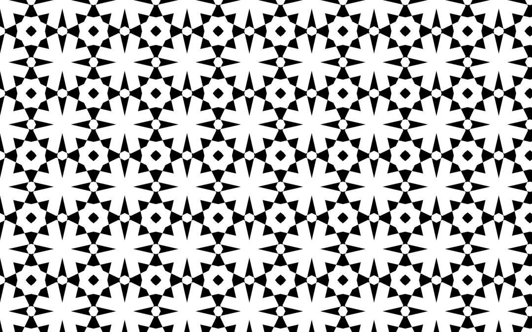 Seamless Geometric Black And White Pattern 3 png transparent