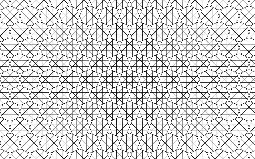 Seamless Geometric Monochromatic Line Art Pattern png transparent