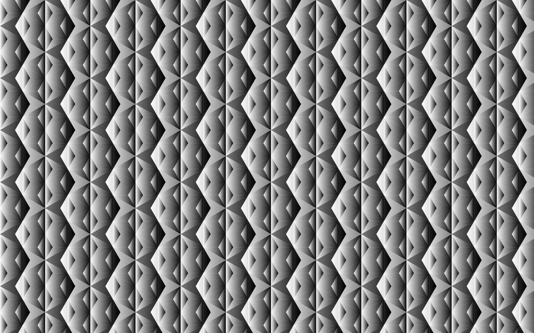 Seamless Hexagonal Diamonds Grayscale Pattern 2 png transparent