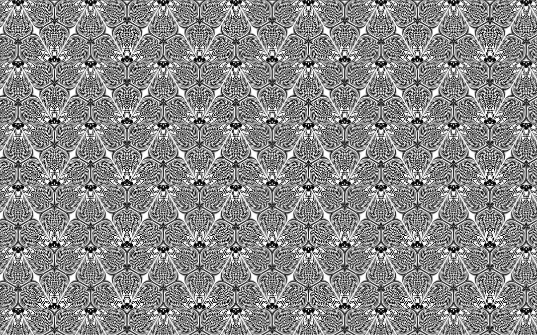 Seamless Monochromatic Pattern 3 png transparent