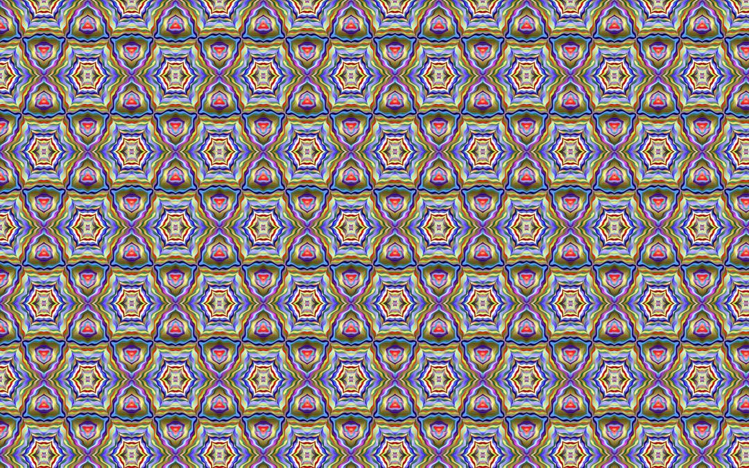 Seamless Psychedelic Geometric Pattern png transparent