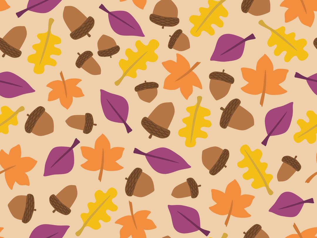 Seamless verson of Fall Pattern png transparent