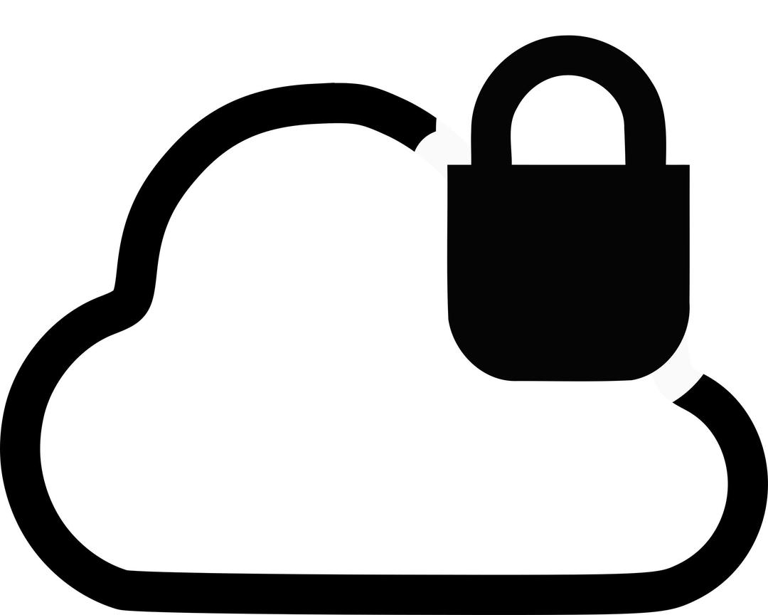 Secure Cloud png transparent