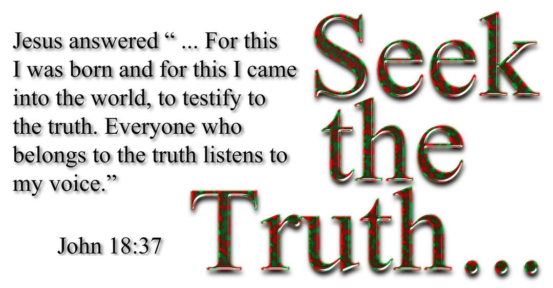 Seek The Truth png transparent