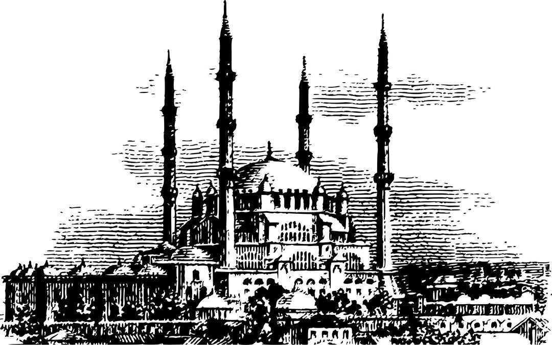 Selimiye Mosque png transparent