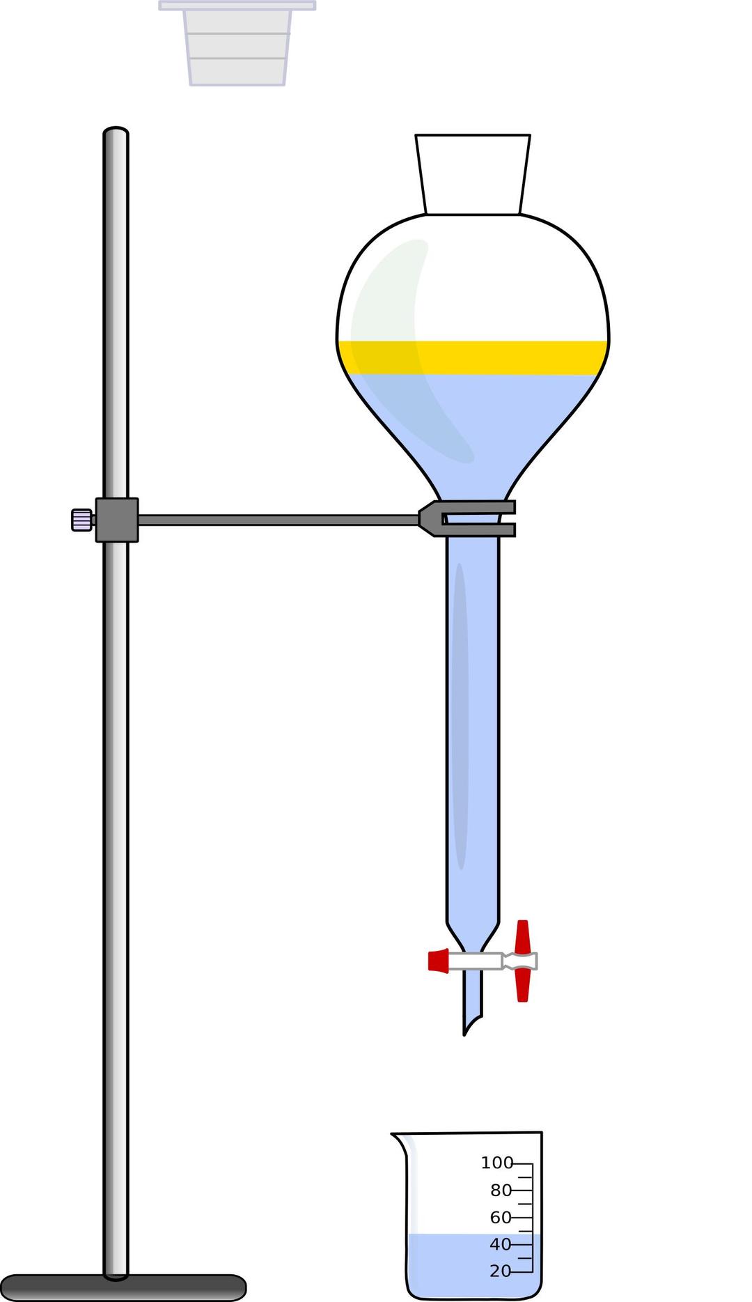 separatory funnel png transparent
