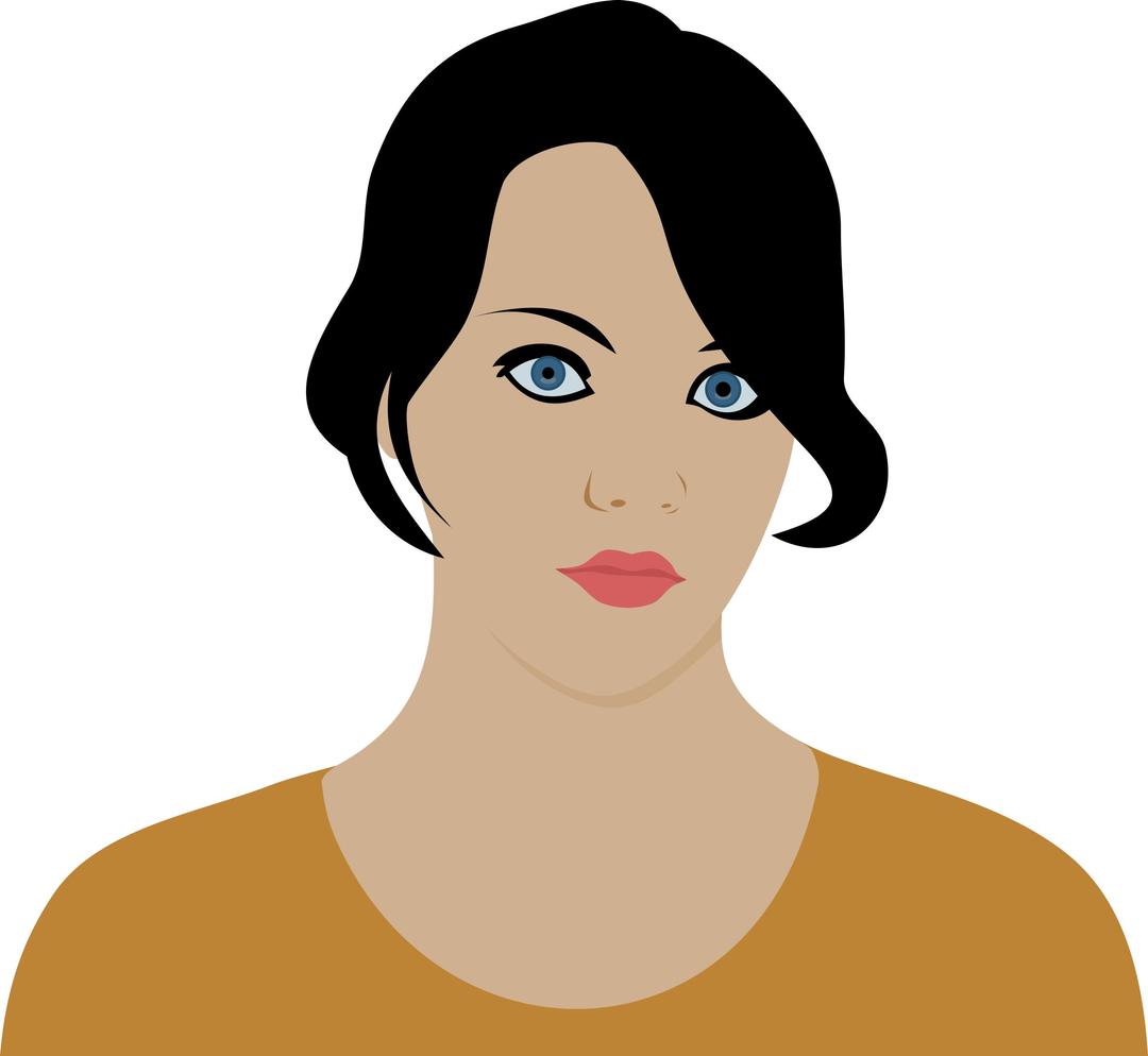 Serious woman by Rones png transparent