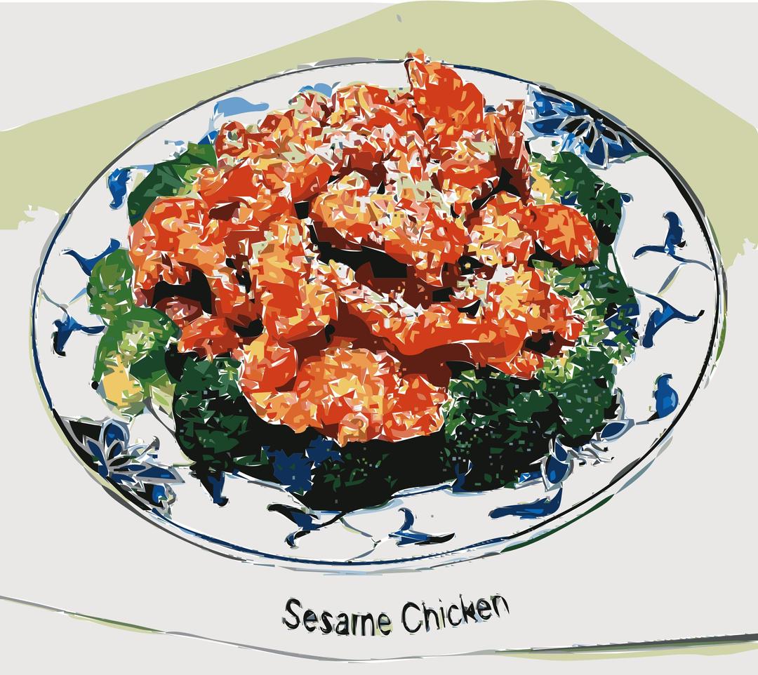 Sesame Chicken png transparent