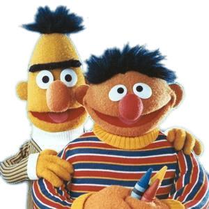 Sesame Street Bert and Ernie Pencils png transparent