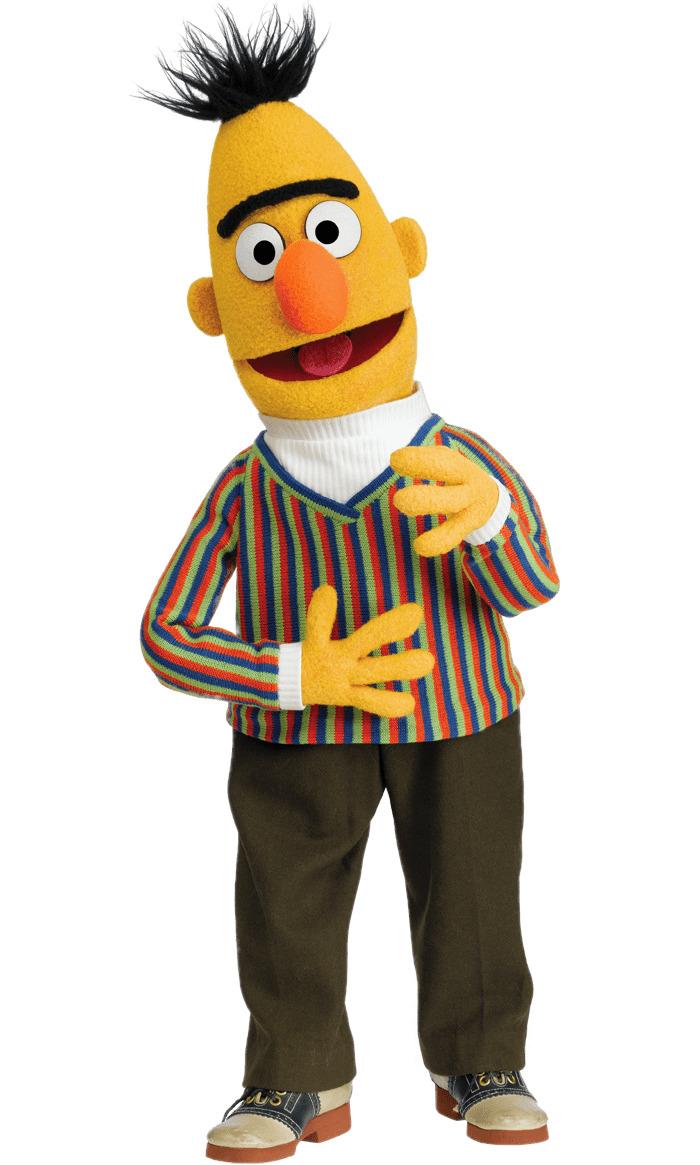 Sesame Street Bert Standing png transparent