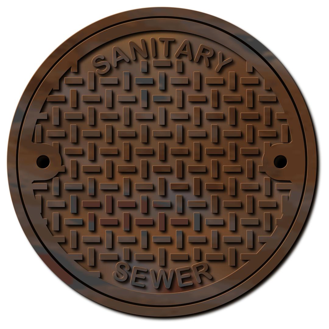 Sewer Manhole Cover png transparent