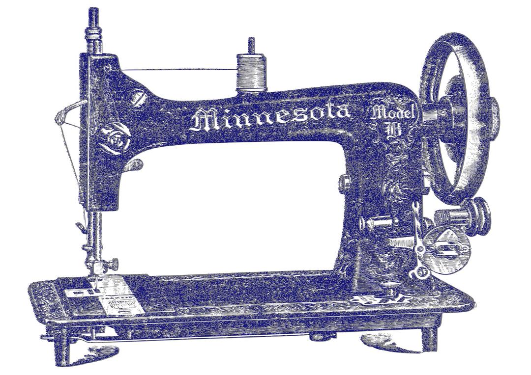 Sewing machine 03 png transparent