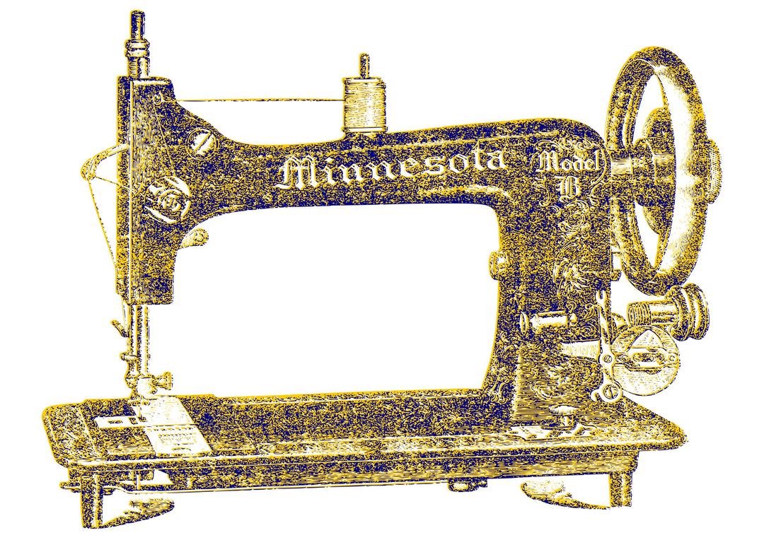 Sewing machine 04 png transparent