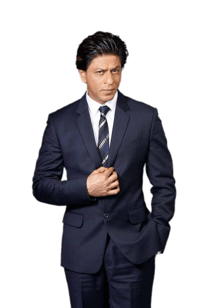 Shah Rukh Khan Blue Suit png transparent