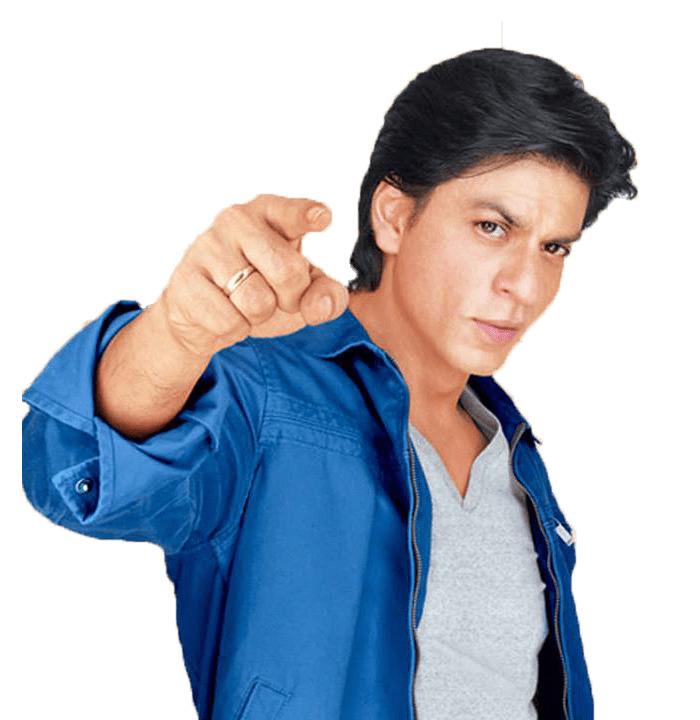 Shahrukh Khan Pointing At You png transparent