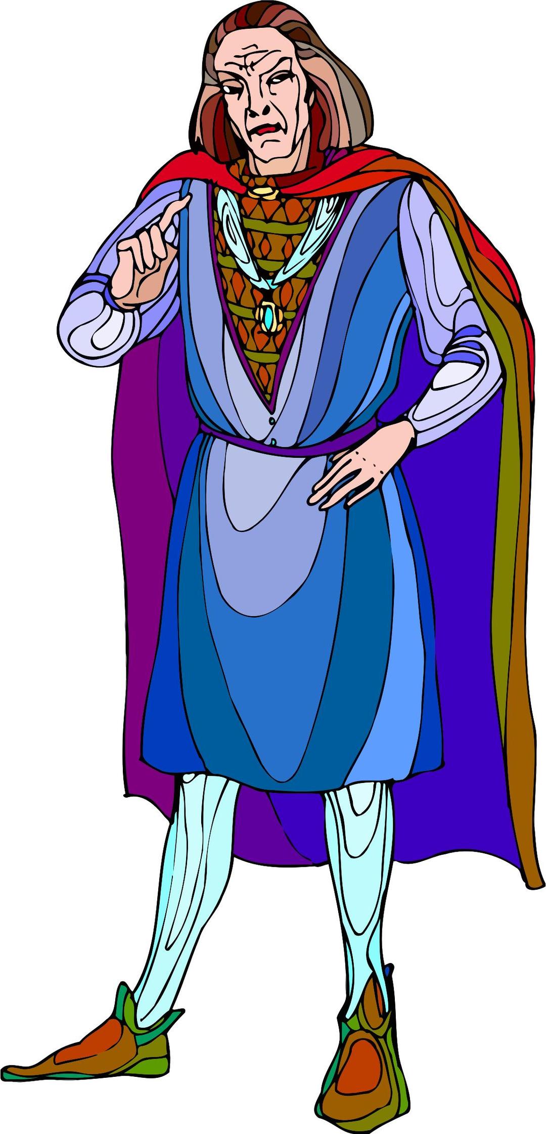 Shakespeare characters - Capulet (colour) png transparent
