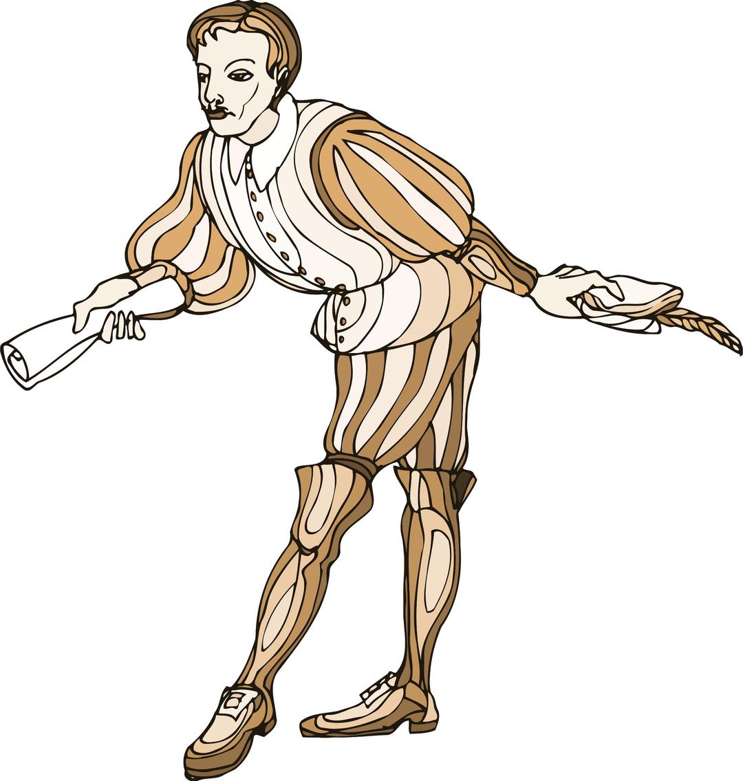 Shakespeare characters - courier png transparent