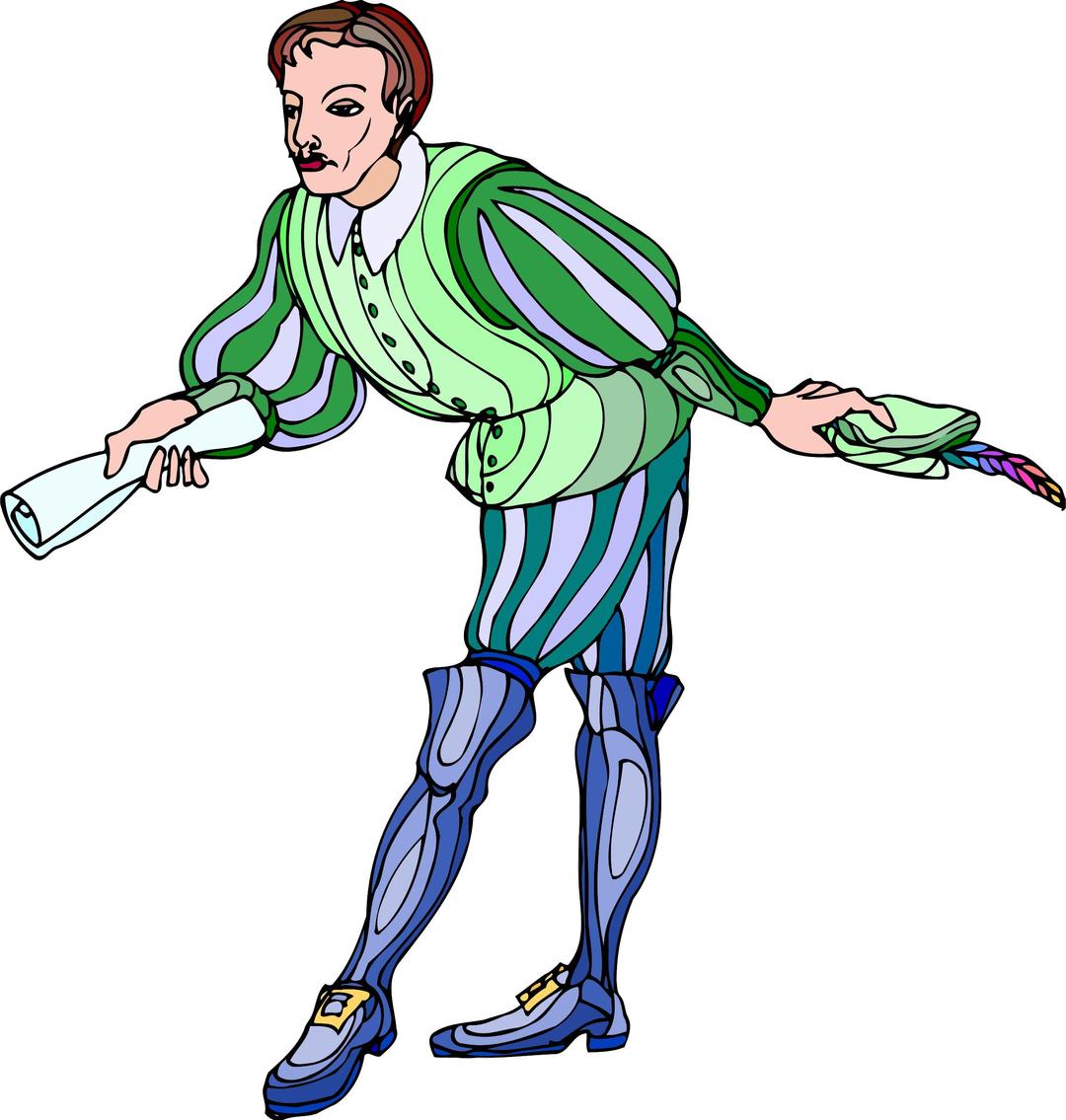 Shakespeare characters - courier (colour) png transparent
