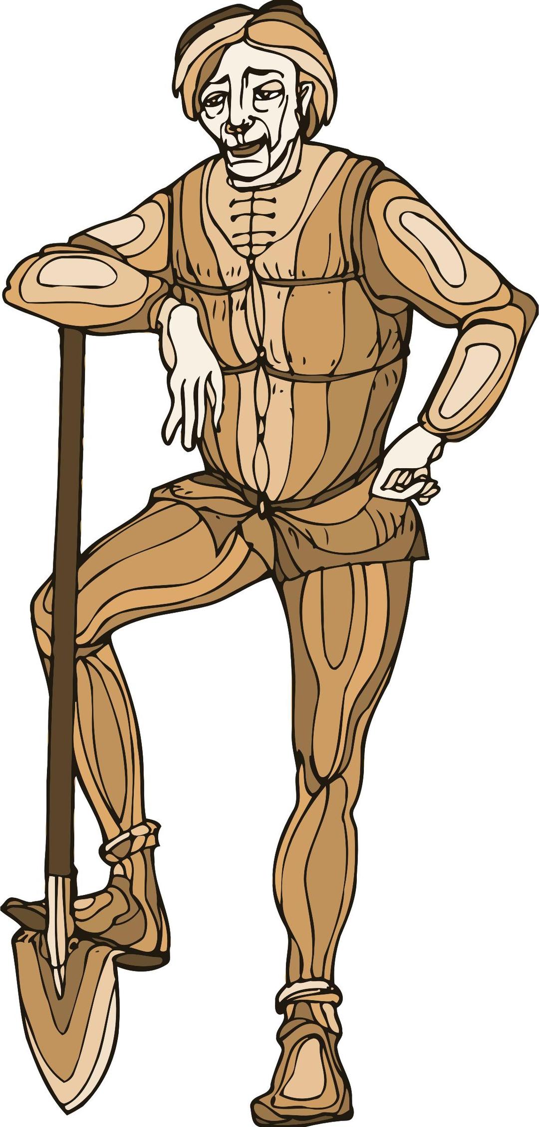 Shakespeare characters - gravedigger png transparent