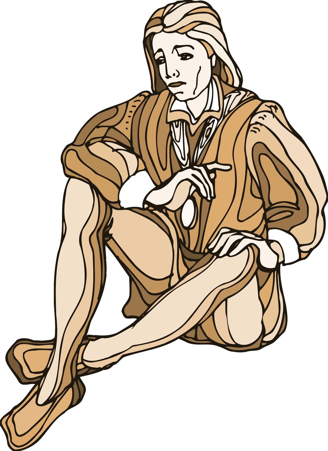 Shakespeare characters - Hamlet png transparent