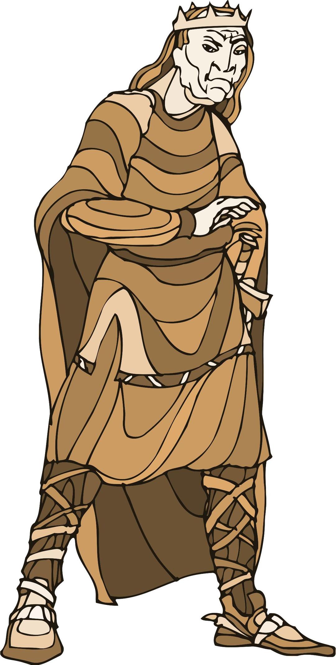 Shakespeare characters - old king png transparent