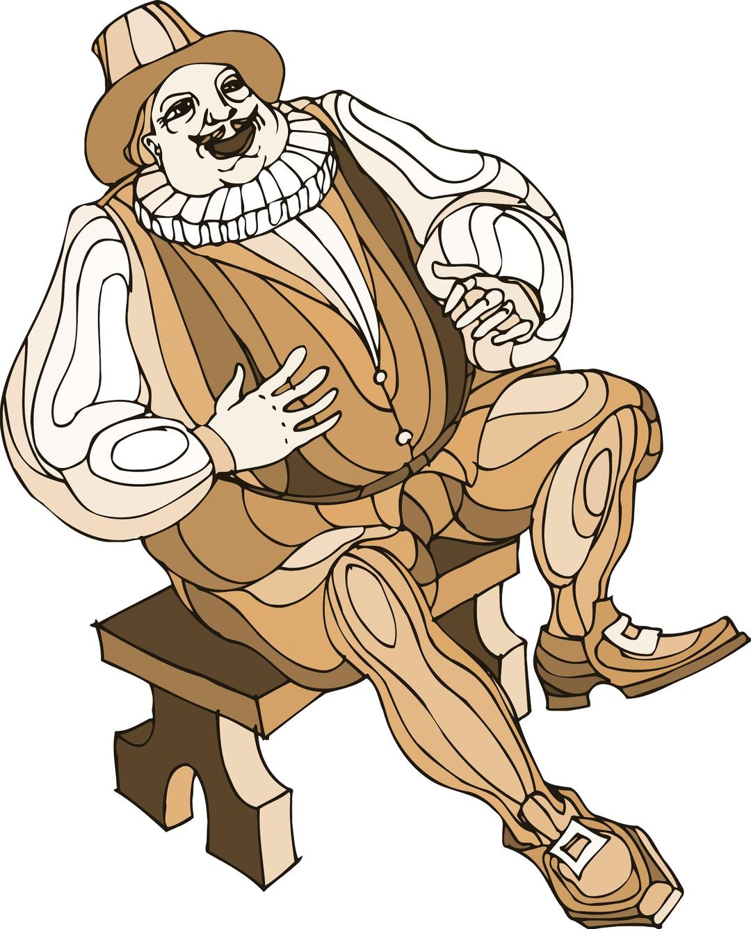 Shakespeare characters - Sir Toby png transparent
