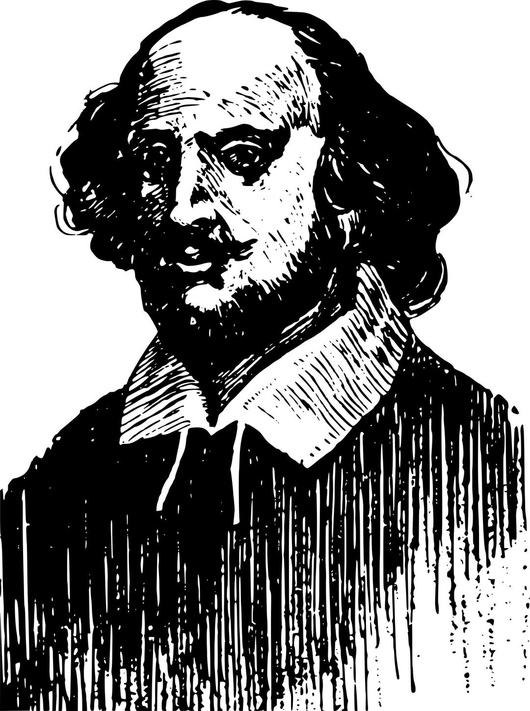 Shakespeare - Face png transparent
