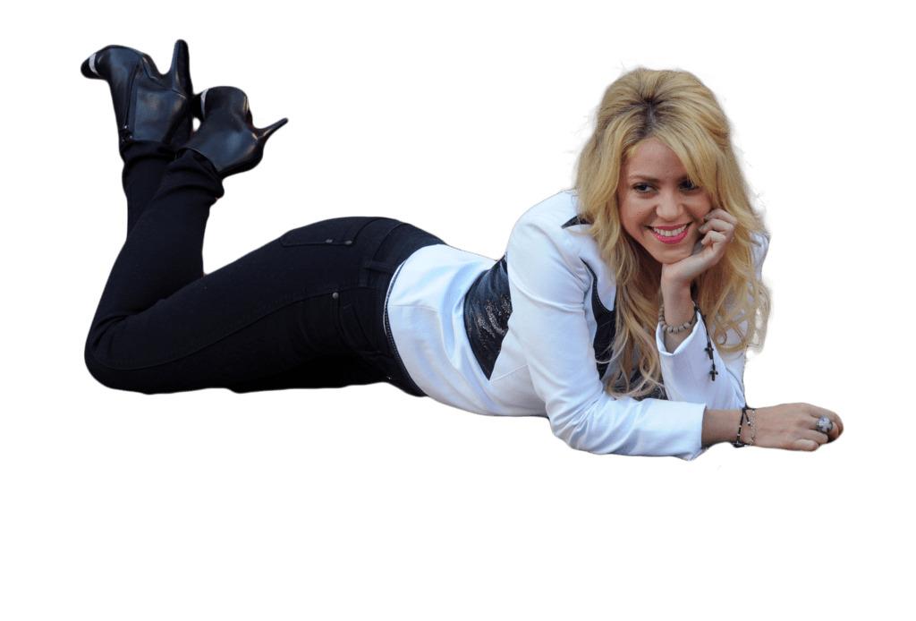 Shakira Lying Down png transparent