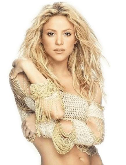 Shakira Portrait png transparent
