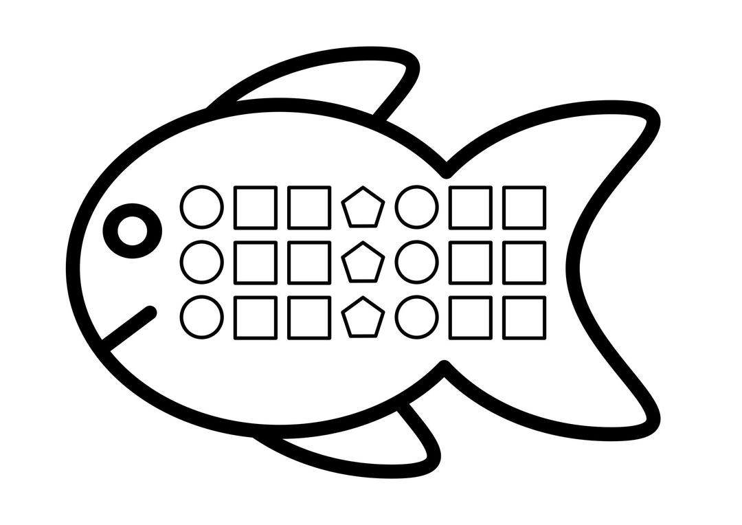 Shape Pattern Fish png transparent