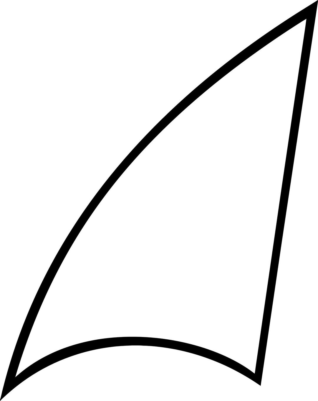 Shark Fin - Sail - Abstract 002 png transparent