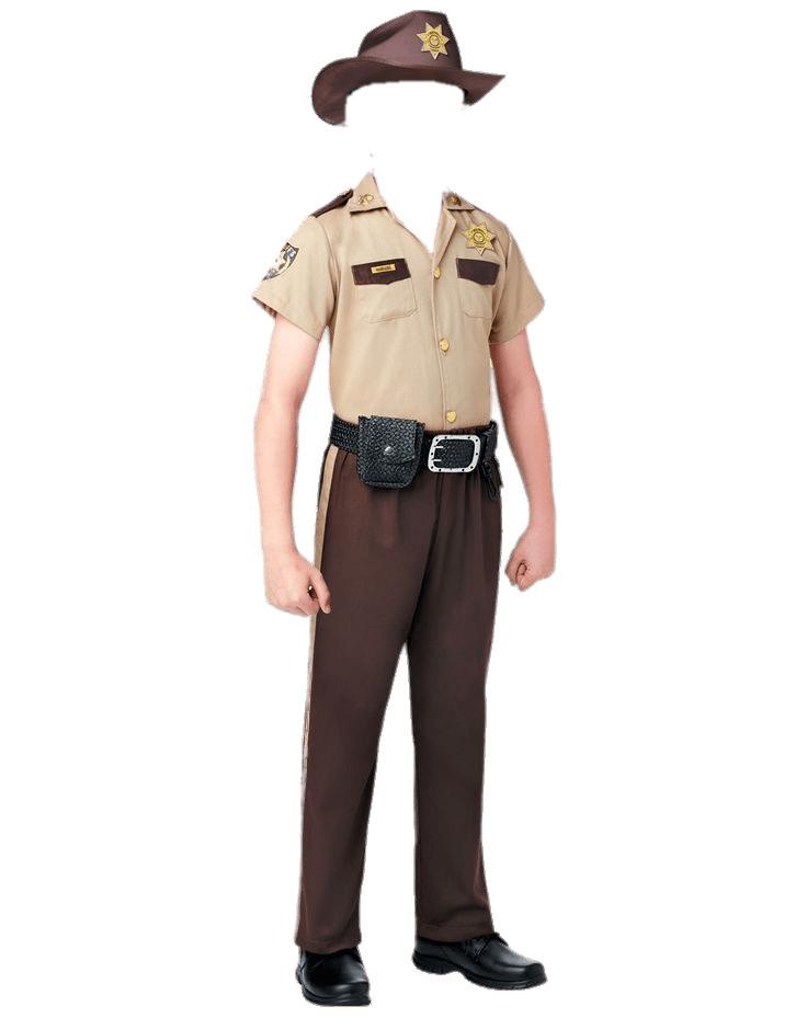 Sheriff's Costume Kids png transparent