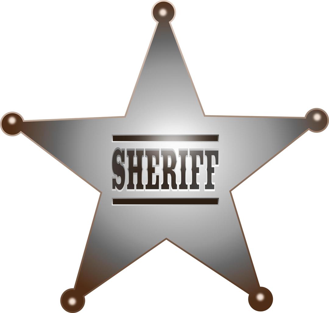 Sheriff Star png transparent