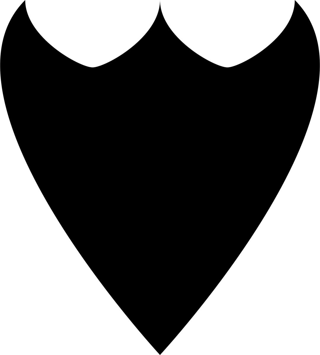 Shield Silhouette png transparent