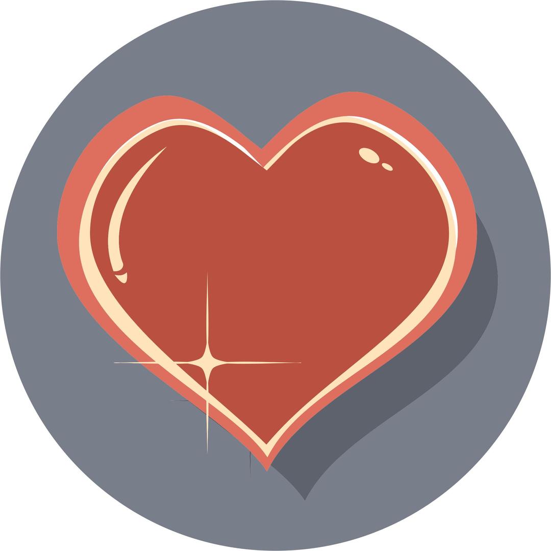 Shiny Heart Icon png transparent