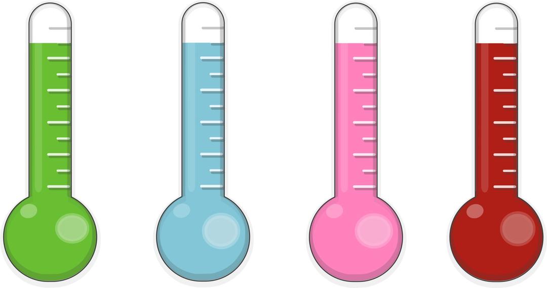 Shiny thermometers png transparent