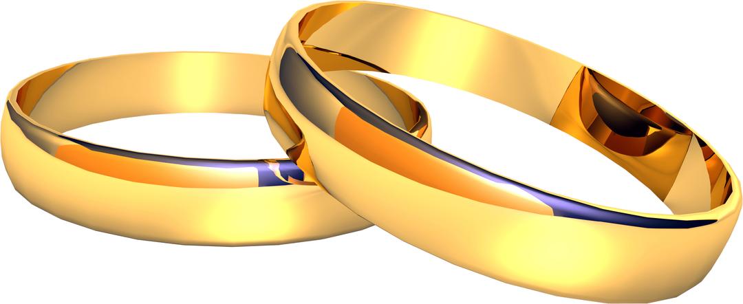 Shiny Wedding Rings png transparent