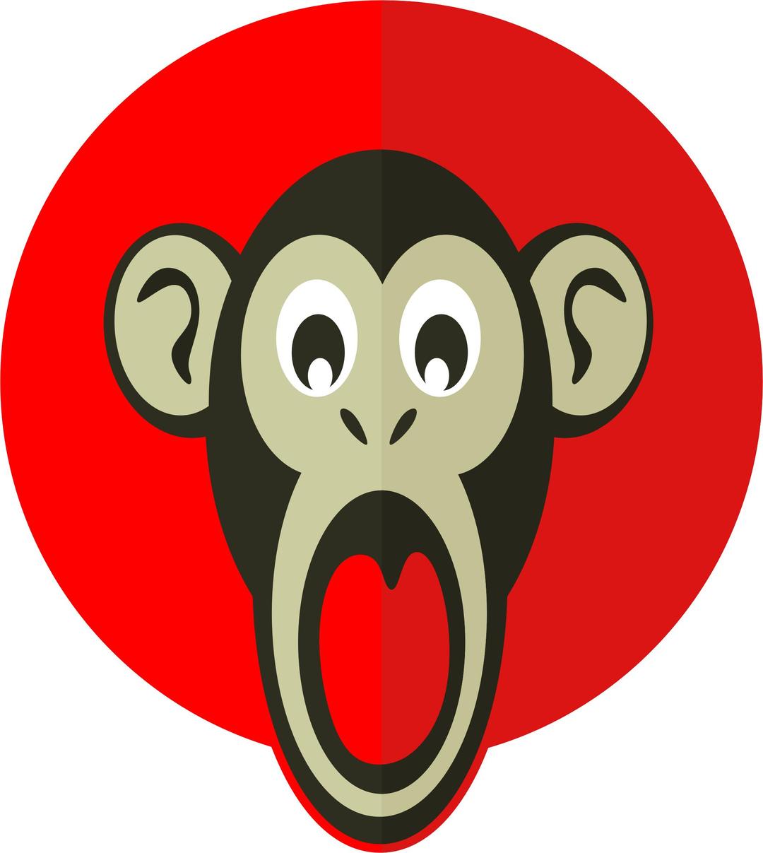 Shocked Monkey png transparent