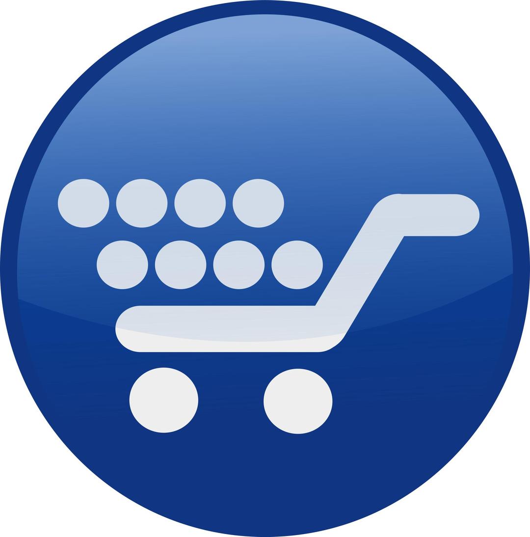 shopping cart-blue png transparent