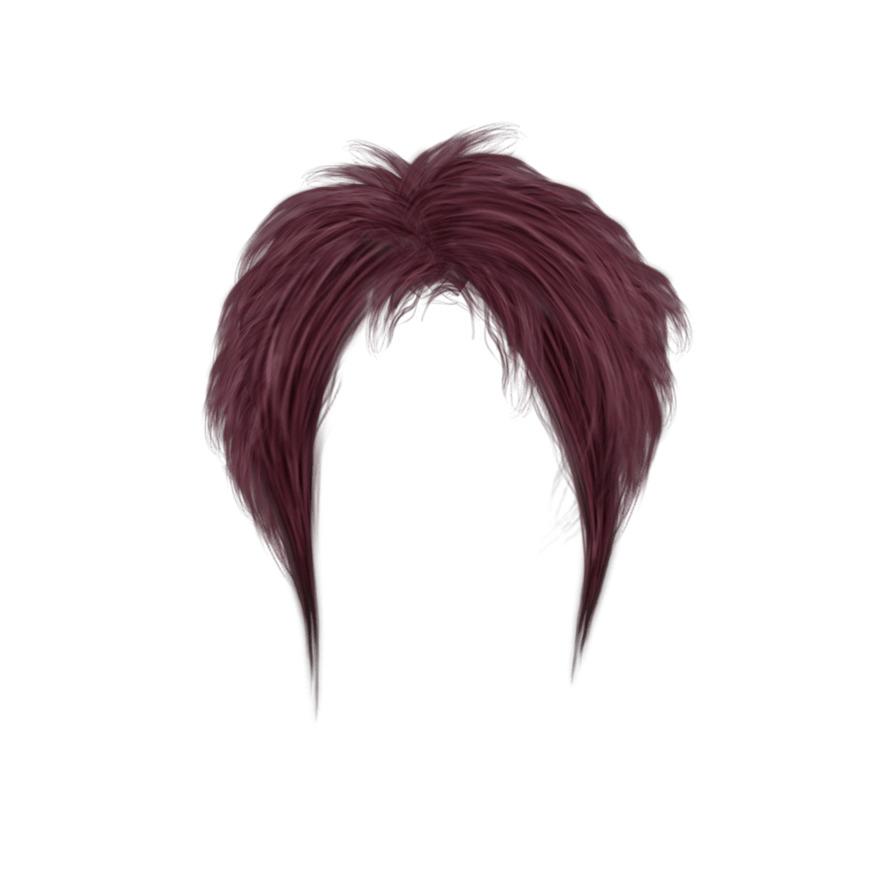 Short Purple Women Hair png transparent