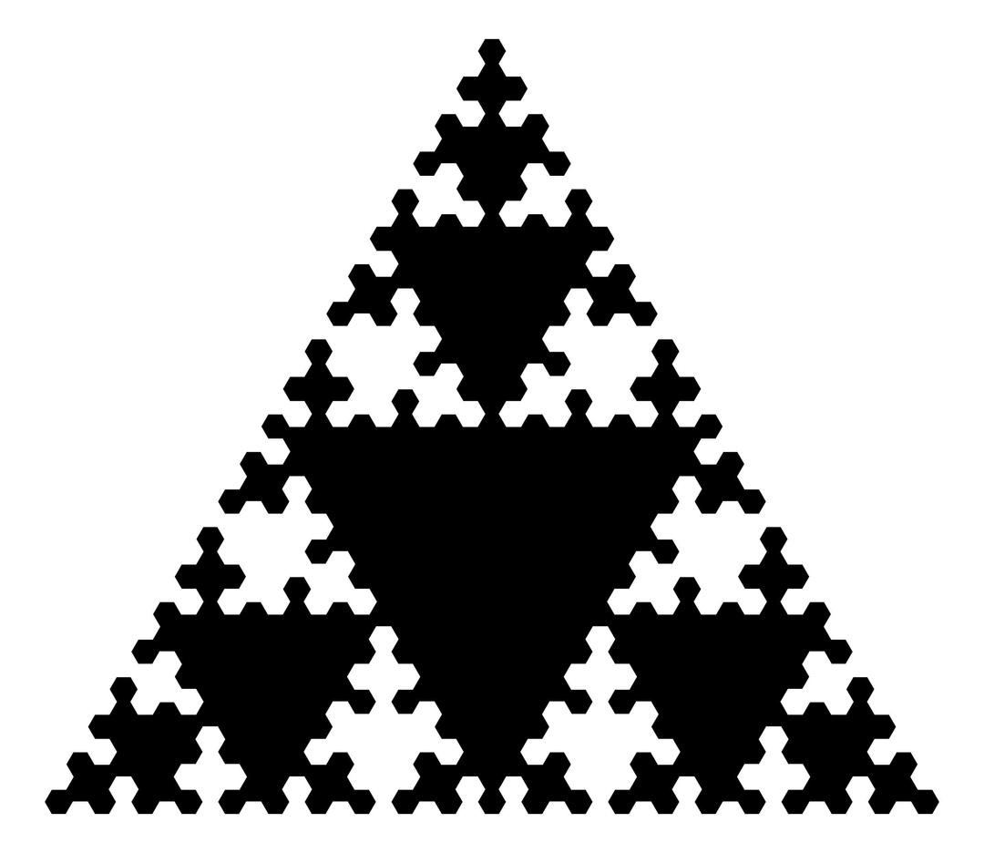 Sierpinskis Triangle png transparent